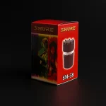 کپسول میکروفن شور مدل SM-58 جعبه قرمز