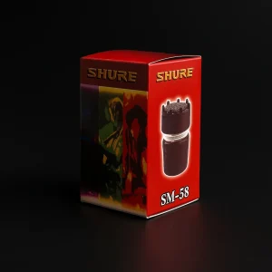 کپسول میکروفن شور مدل SM-58 جعبه قرمز