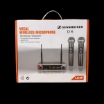 میکروفن دو کانال UHF سنهایزر D6